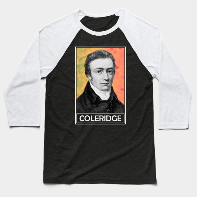 Samuel Taylor Coleridge Baseball T-Shirt by TheLiterarian